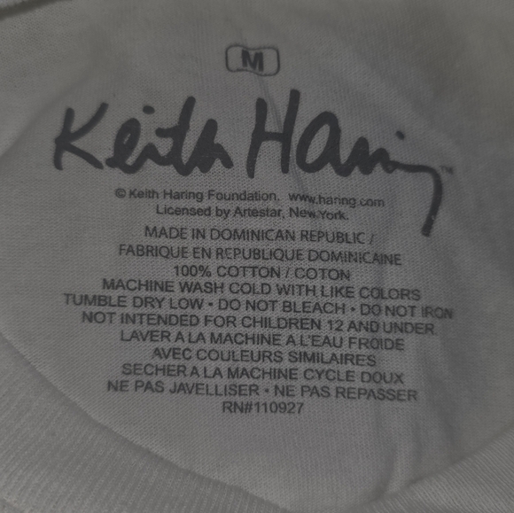 Keith Haring Tee Size Medium - Picture 3 of 3